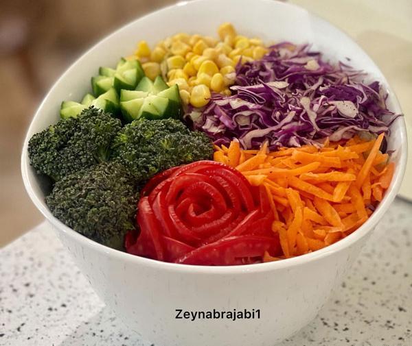عکس کلم بروکلی سالاد
