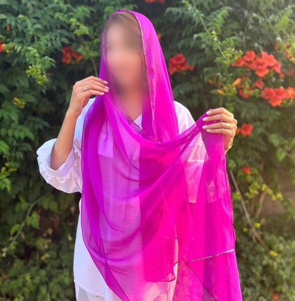 عکس شال حریر