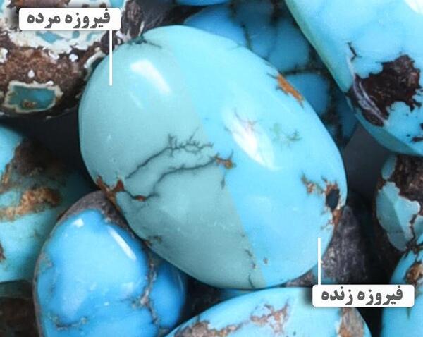 عکس سنگ فیروزه مرده