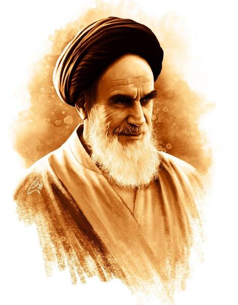 عکس عكس خامنه اي و خميني