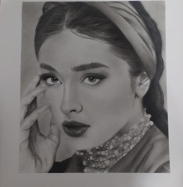 عکس نقاشی ساده زغال