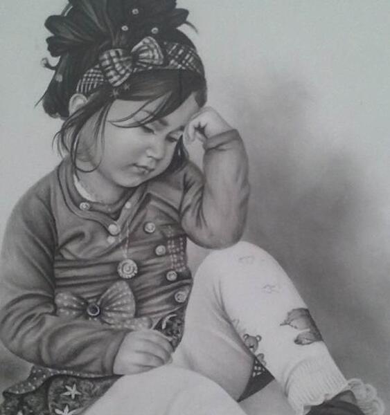عکس نقاشی ساده زغال
