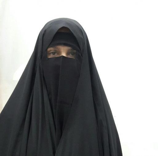 عکس آموزش دوخت مقنعه حجابی