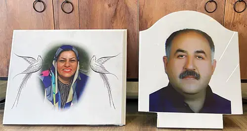 عکس سنگ قبر رنگی