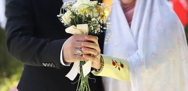 عکس عروس و داماد حجله