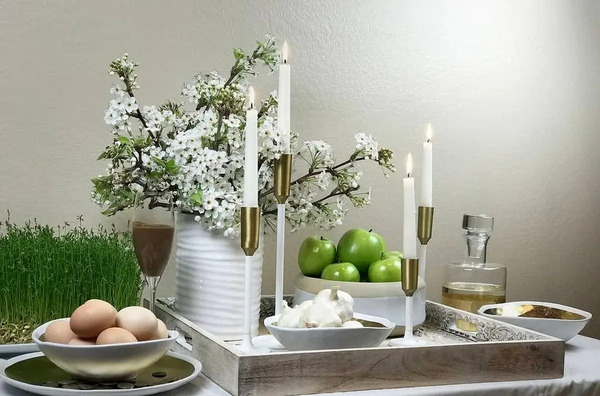 عکس ایده هفت سین طلایی