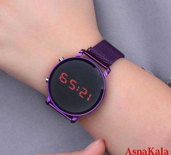 عکس ساعت هوشمند بنفش