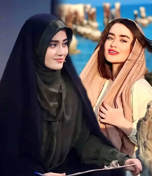 عکس مجری چادری
