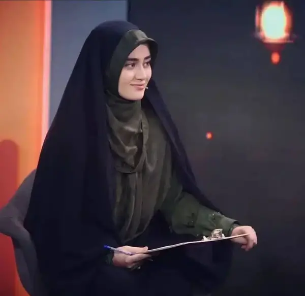 عکس مجری چادری