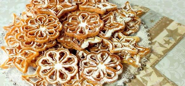 عکس شیرینی لوله ای