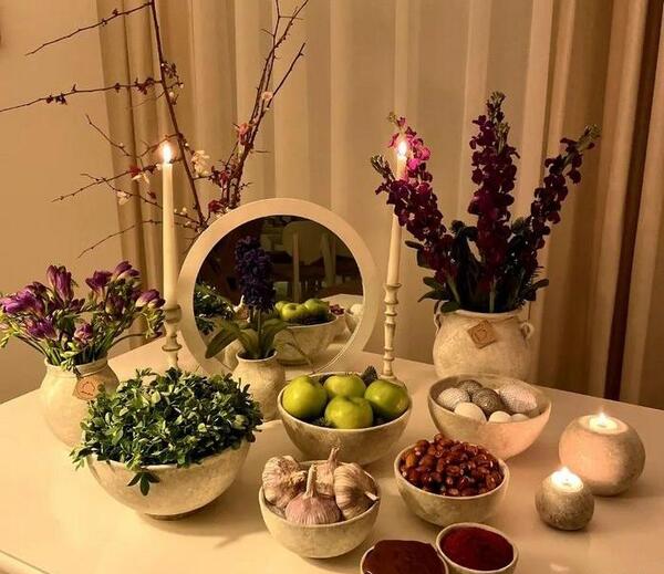 عکس سفره هفت سین ساده و شیک
