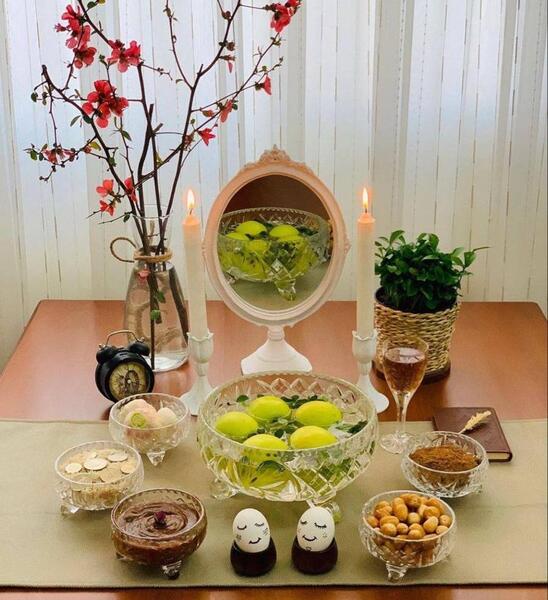 عکس سفره هفت سین ساده و شیک