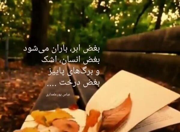 عکس پاییزی غمناک