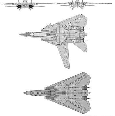عکس جنگنده ی f14