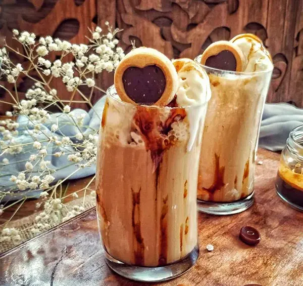 عکس کافه گلاسه خانگی