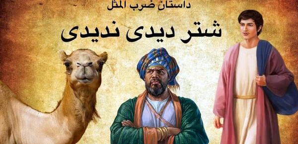 عکس ضرب المثل شتر