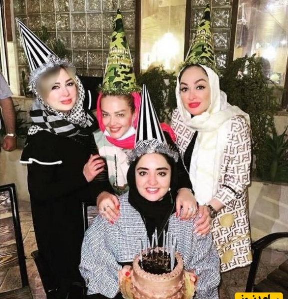 عکس کیک تولد نیوشا ضیغمی