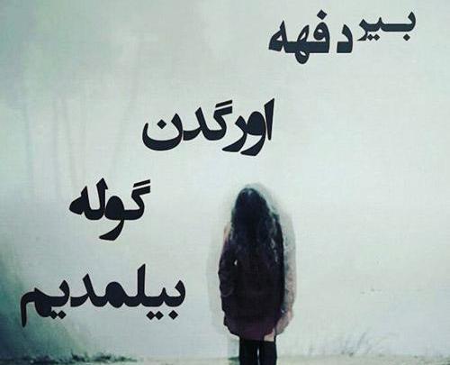 عکس نوشته طعنه دار ترکی