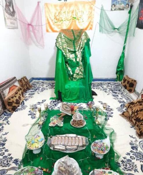 عکس سفره نیمه شعبان
