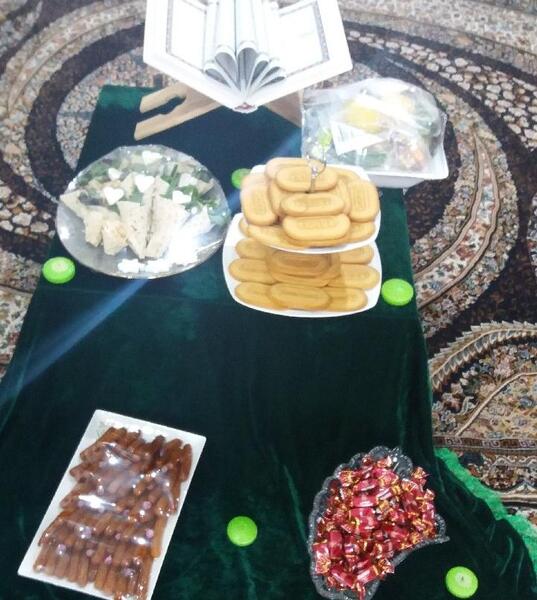 عکس سفره نیمه شعبان