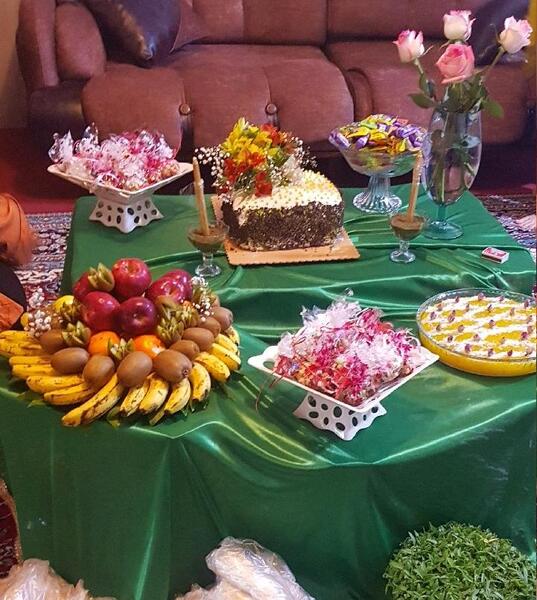عکس سفره نیمه شعبان
