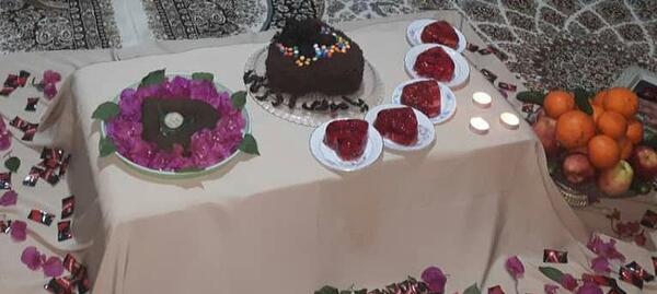 عکس سفره نیمه شعبان