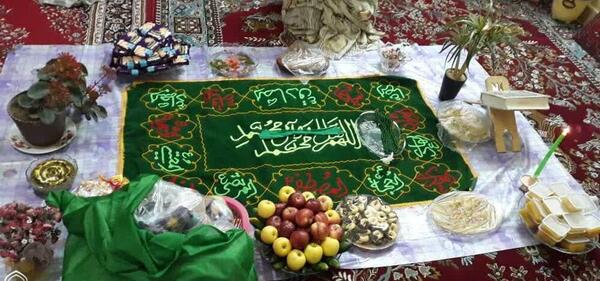 عکس سفره نیمه شعبان