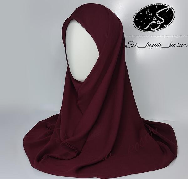 عکس مقنعه کرپ