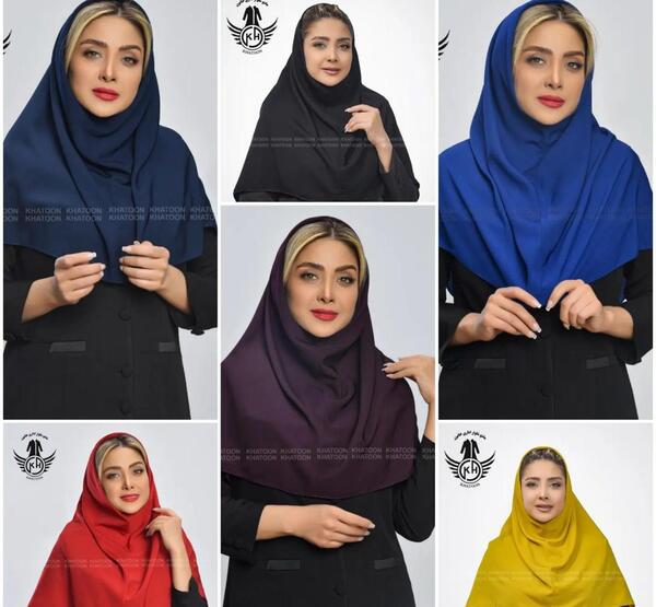 عکس مقنعه کرپ