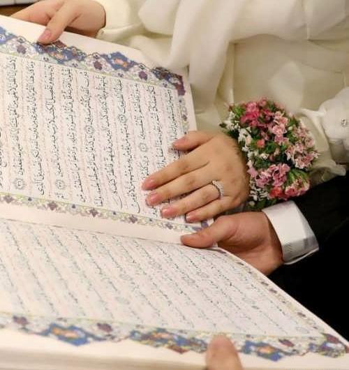 ژست عکس سفره عقد