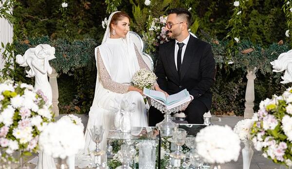 ژست عکس سفره عقد