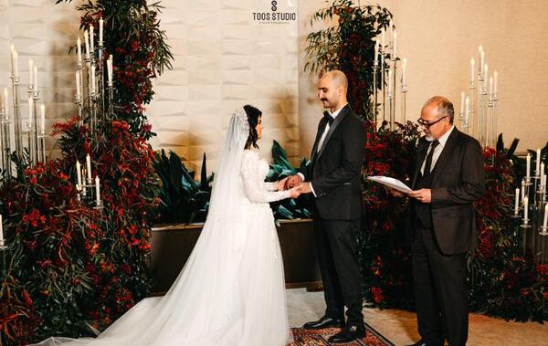 ژست عکس سفره عقد