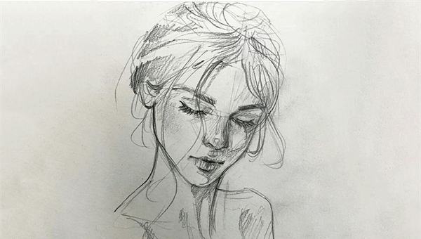 عکس نقاشی زیبا طراحی با مداد