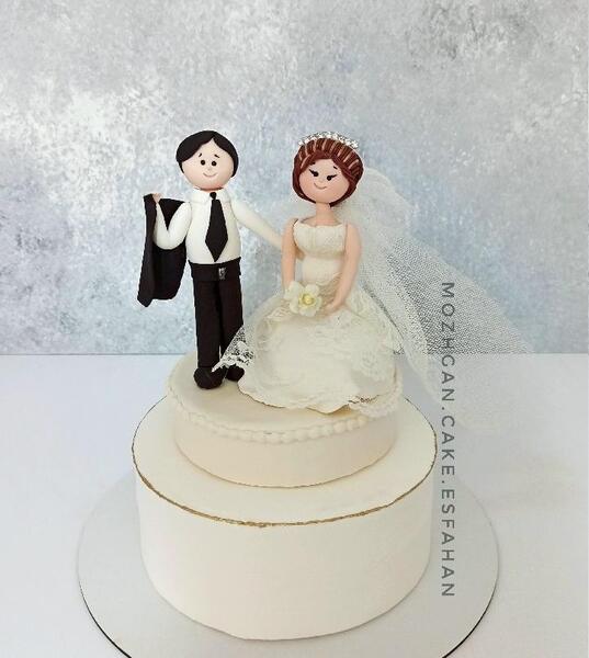 عکس کیک عروس داماد