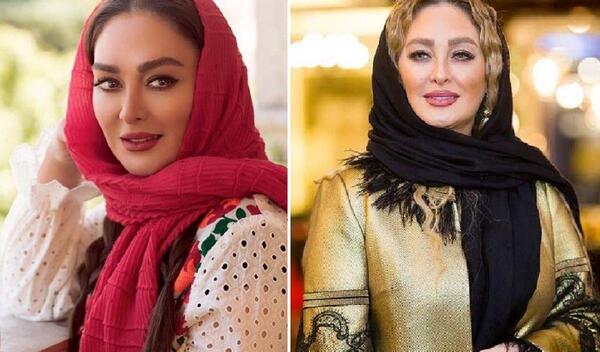 عکس الهام حمیدی با ماسک