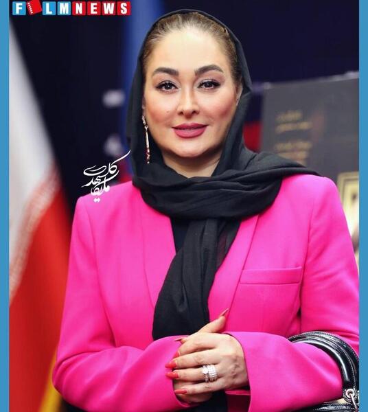 عکس الهام حمیدی با ماسک