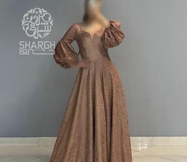 عکس لباس مجلسی زنانه طرح دار