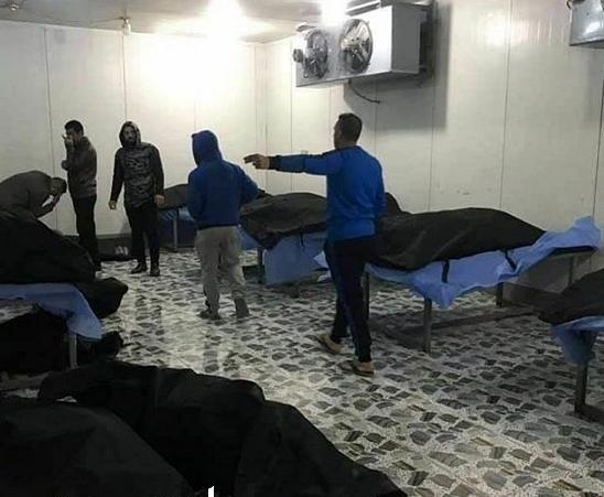 عکس شهید سلیمانی بعد از شهادت