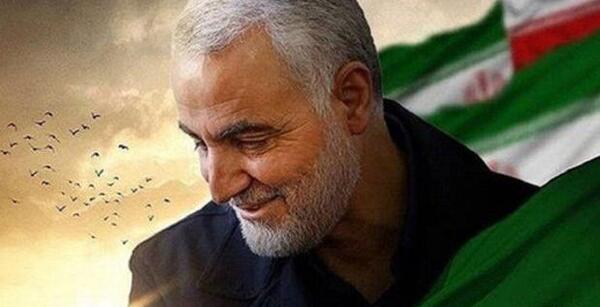 عکس شهید سلیمانی بعد از شهادت