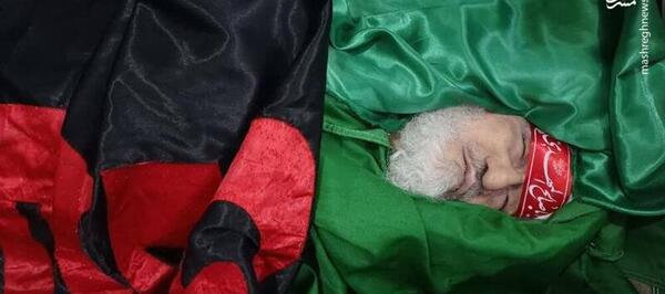 عکس شهید سلیمانی بعد از شهادت