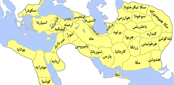 عکس نقشه ایران باستان