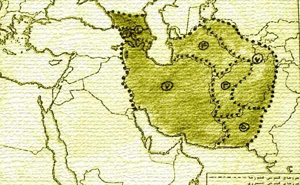 عکس نقشه ایران باستان