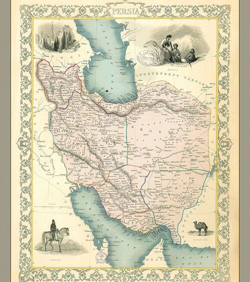 عکس نقشه ایران باستان