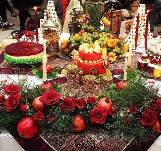 عکس ایده میز یلدا