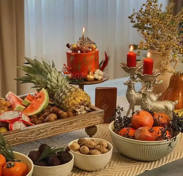 عکس ایده میز یلدا