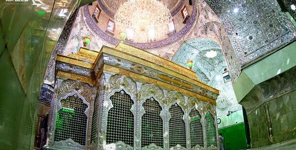 عکسی از ضریح امام حسین