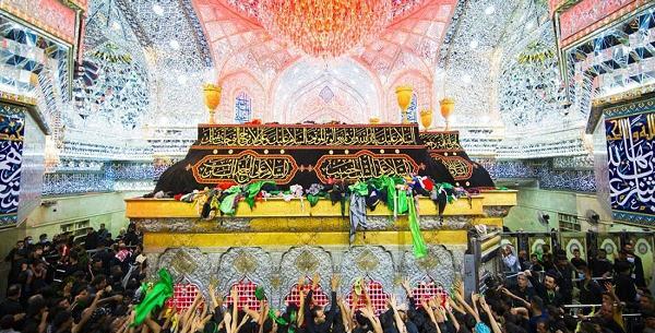 عکسی از ضریح امام حسین