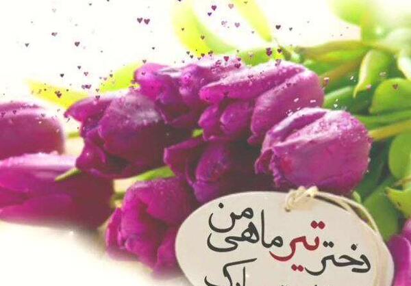 عکس تولدت مبارک دخترم تیر