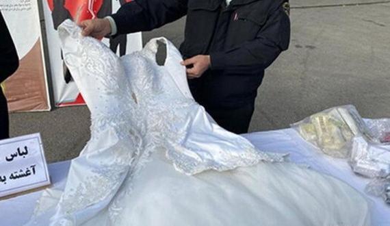 عکس نیکا فلاحی با لباس ابی