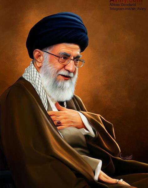 عکس رهبر خامنه ای با کیفیت بالا